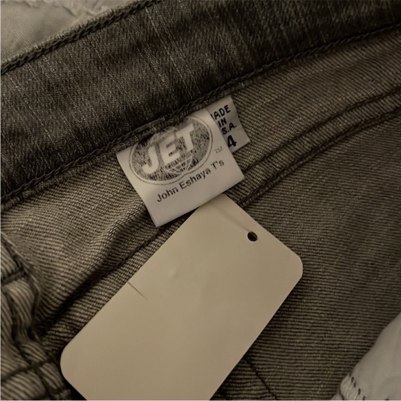 Jet Jeans by John Eshaya Vintage grey gray skinny pants dark - Picture 2 of 4